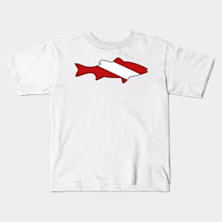 Dive fish Kids T-Shirt